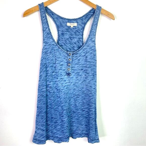 Madewell Tops - Madewell | Blue Tank Top Small